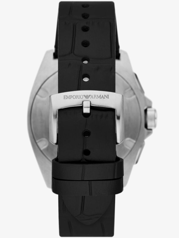 Emporio Armani Mens Nicola Chronograph Strap Watch AR11430