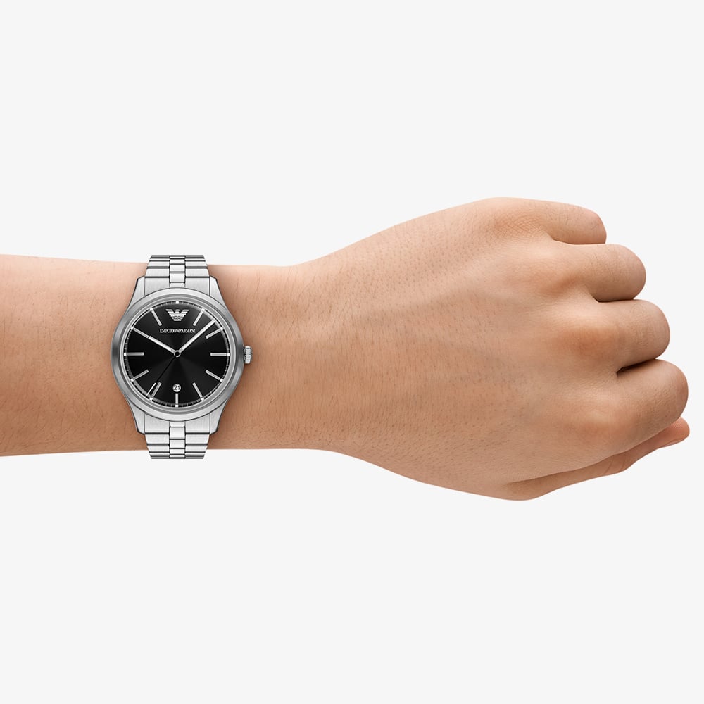Emporio Armani Mens Black Bracelet Watch AR11732