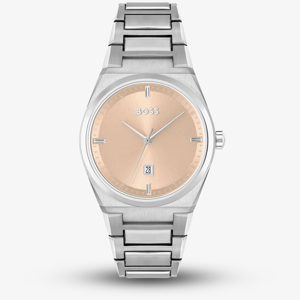 BOSS Steer Pink Crystal Watch 1502670 - Image 2