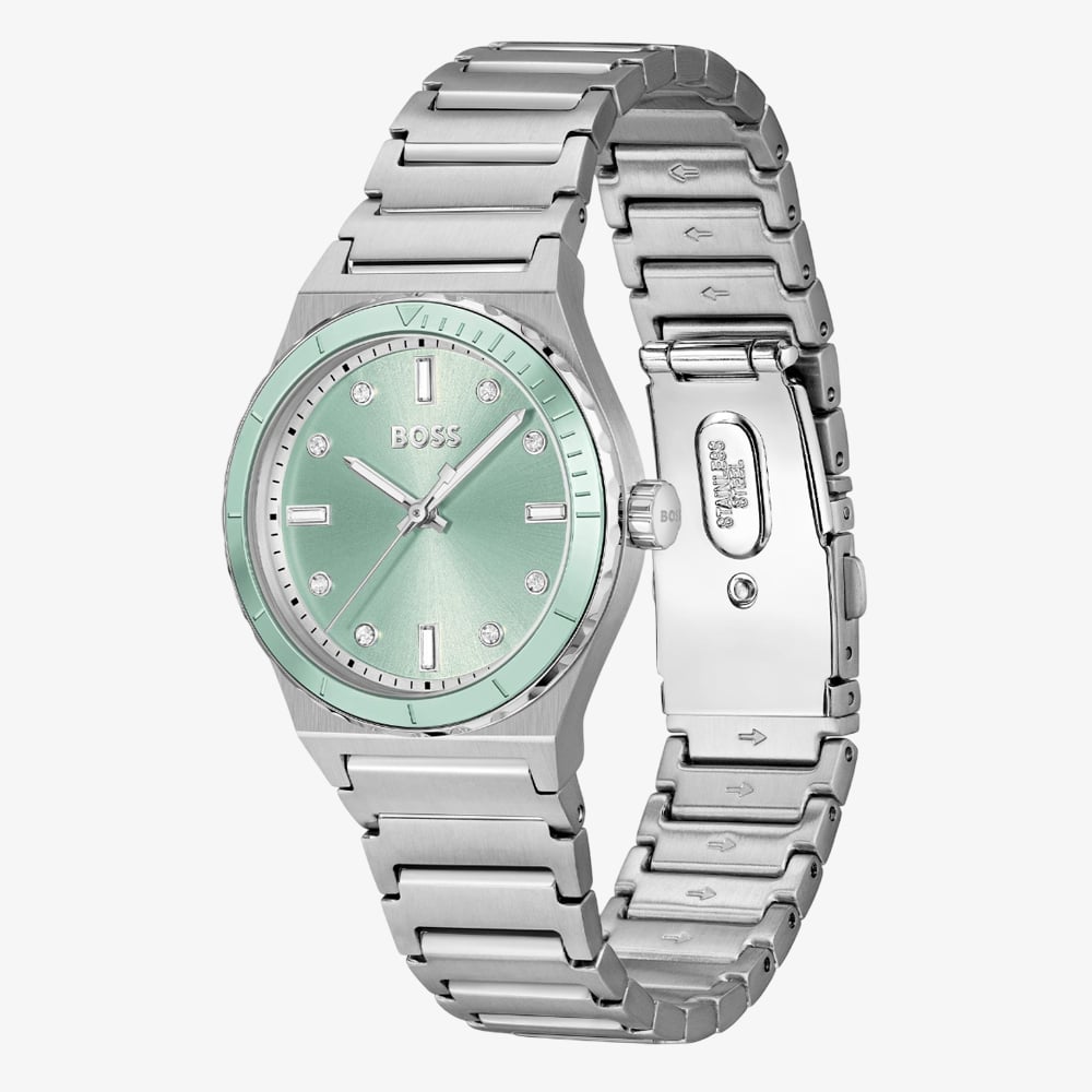 BOSS Ladies Candor Sport Lux Green Watch 1502787
