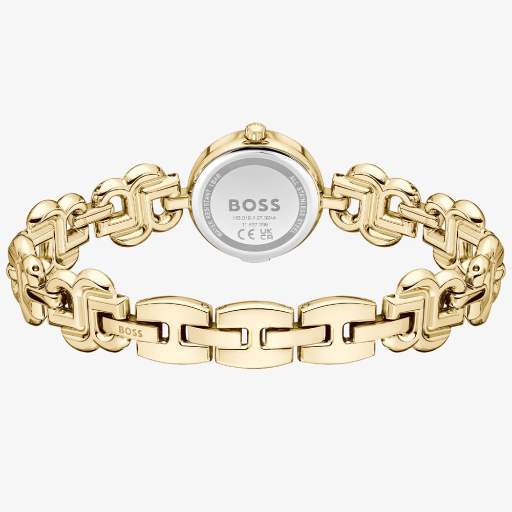 BOSS Ladies Double B Gold Watch 1502794