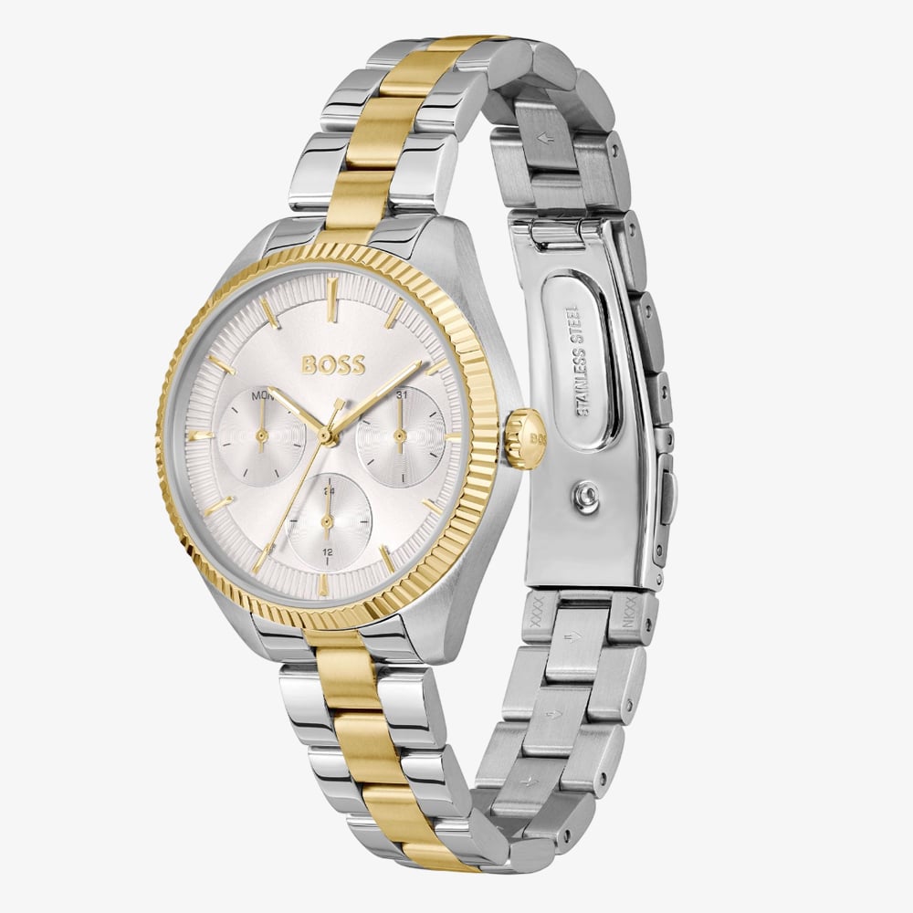 BOSS Ladies Sage Sport Two-Tone Chronograph Watch 1502804