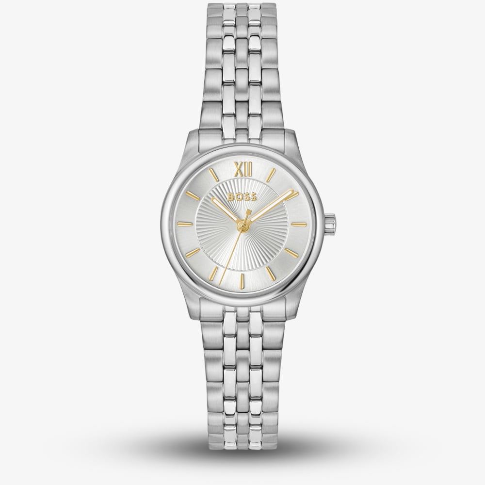 House of Watches - BOSS Ladies Graceful Mina Silver Bracelet Watch 1502840