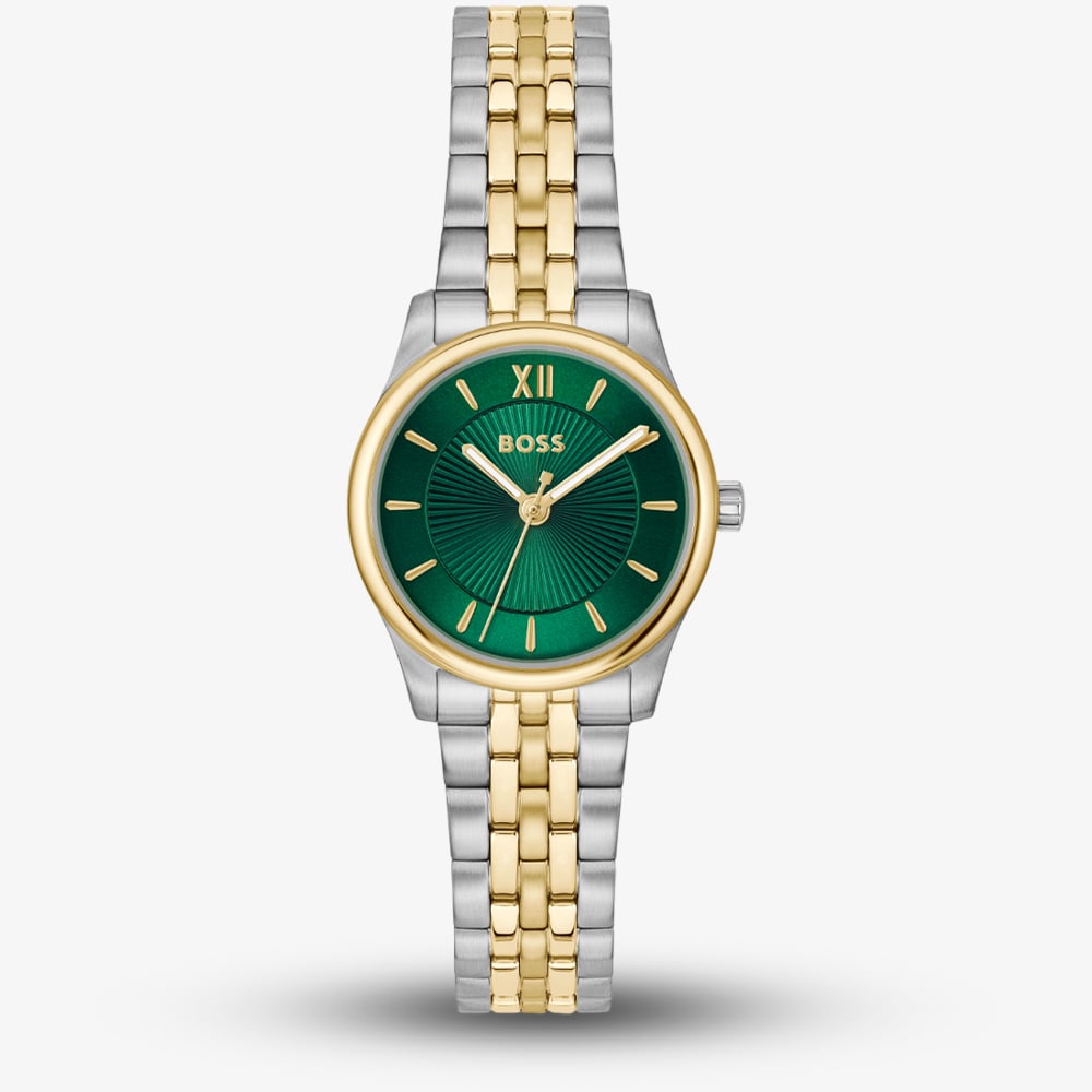 House of Watches - BOSS Ladies Graceful Mina Green Bracelet Watch 1502841