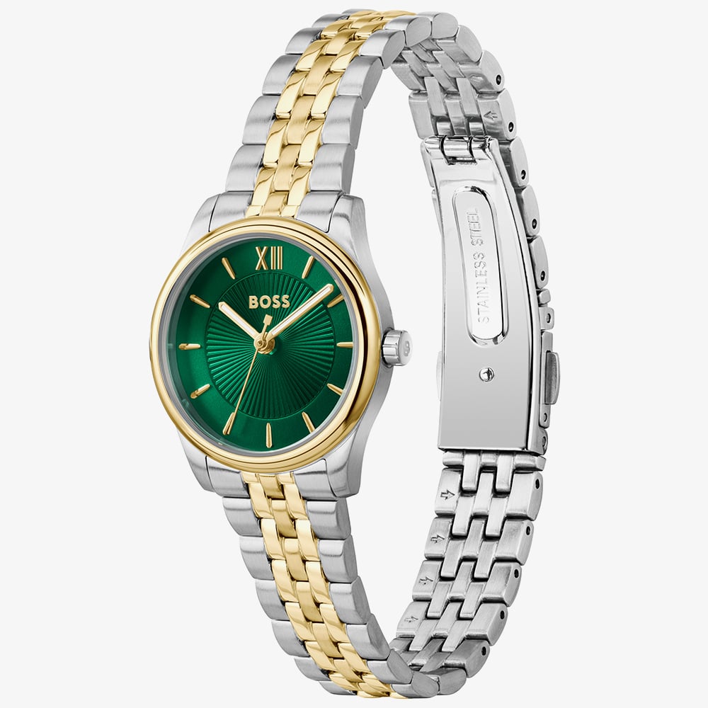 BOSS Ladies Graceful Mina Green Bracelet Watch 1502841
