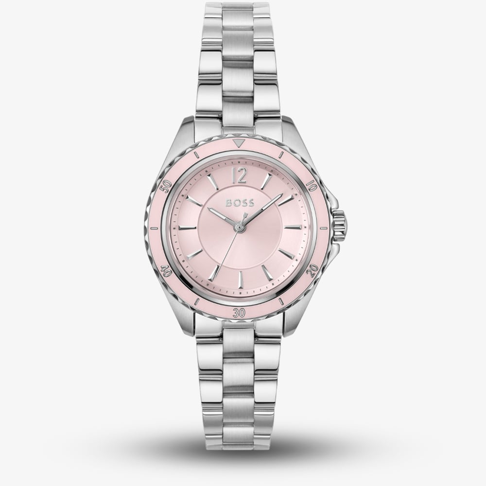 House of Watches - BOSS Ladies Sage Aqua Pink Bracelet Watch 1502847