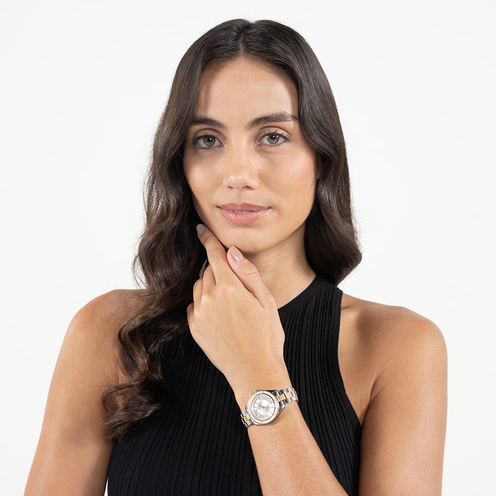 BOSS Ladies Sage Aqua Two Colour Bracelet Watch 1502848