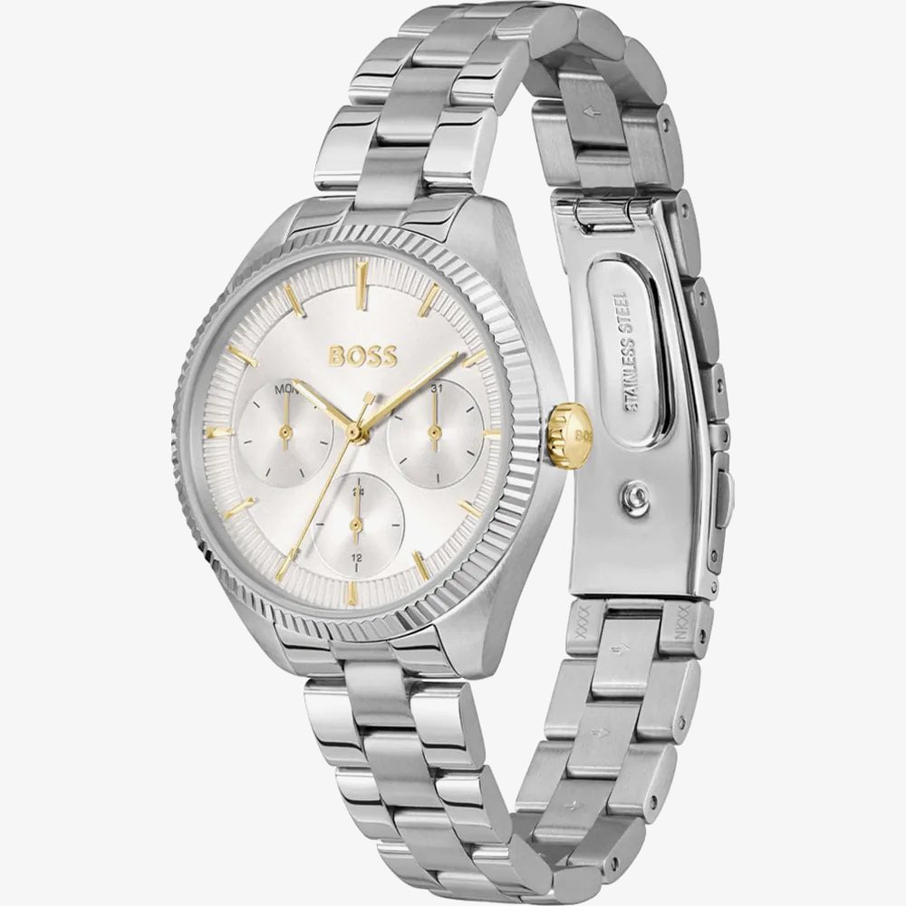 BOSS Ladies Sage Sport Silver Dial Bracelet Watch 1502800