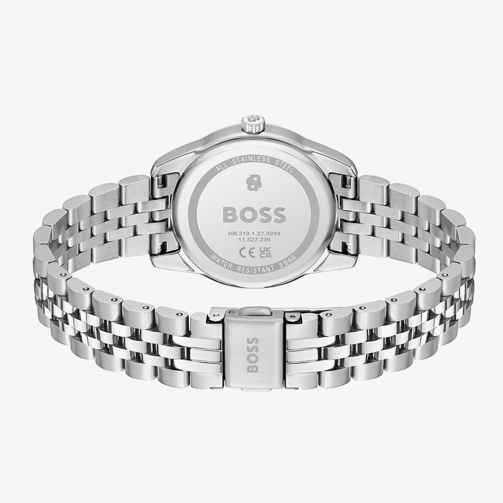 BOSS Ladies Graceful Precious Pink Mother of Pearl Dial Bracelet Watch 1502866