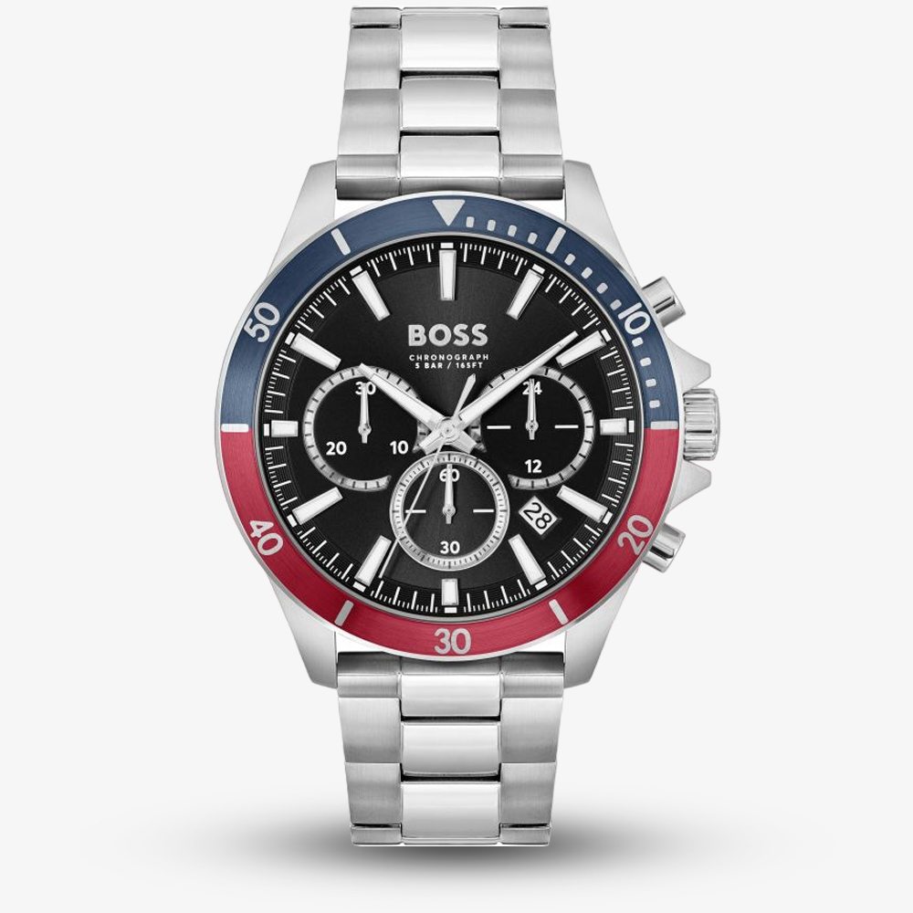 House of Watches - BOSS Troper Black Dial Chronograph Watch 1514108