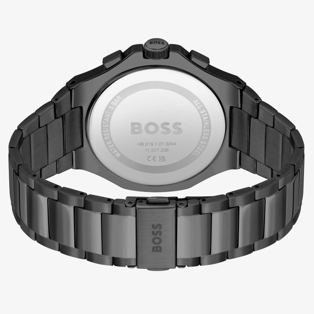 BOSS Taper Black & Rose Chronograph Watch 1514090