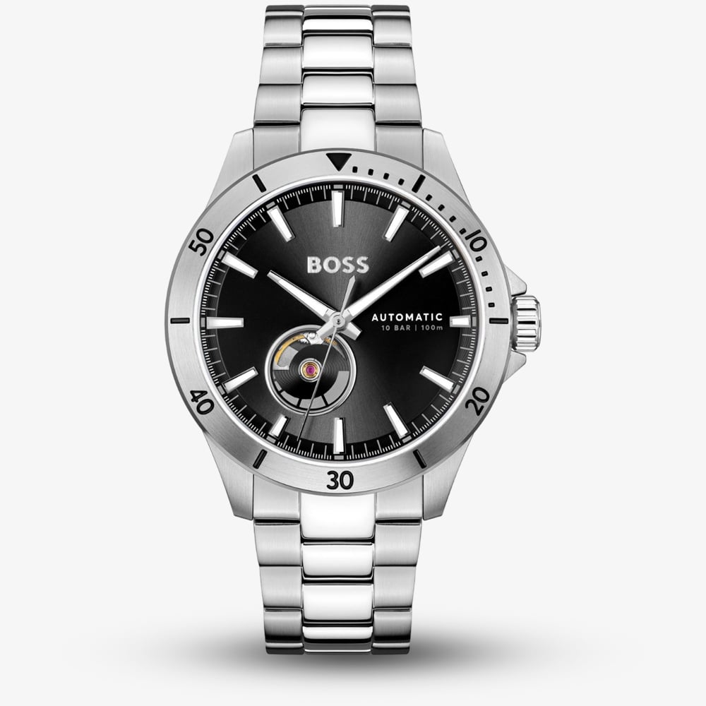 BOSS Analogue Multifunction Quartz Watch for Women Symphony Collection with Stainless Steel or Leather Bracelet - Image 3
