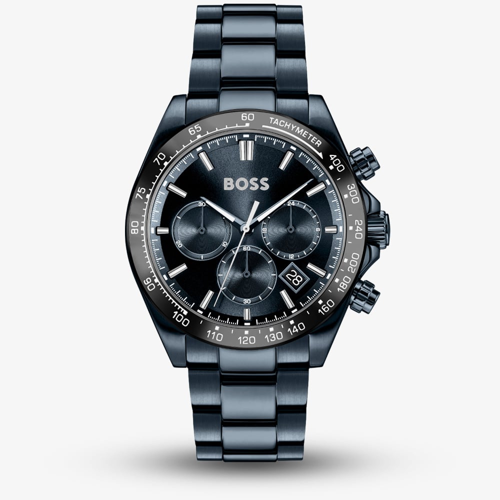 House of Watches - BOSS Mens Hero 2.0 Blue Black Tone Chronograph Watch 1514270