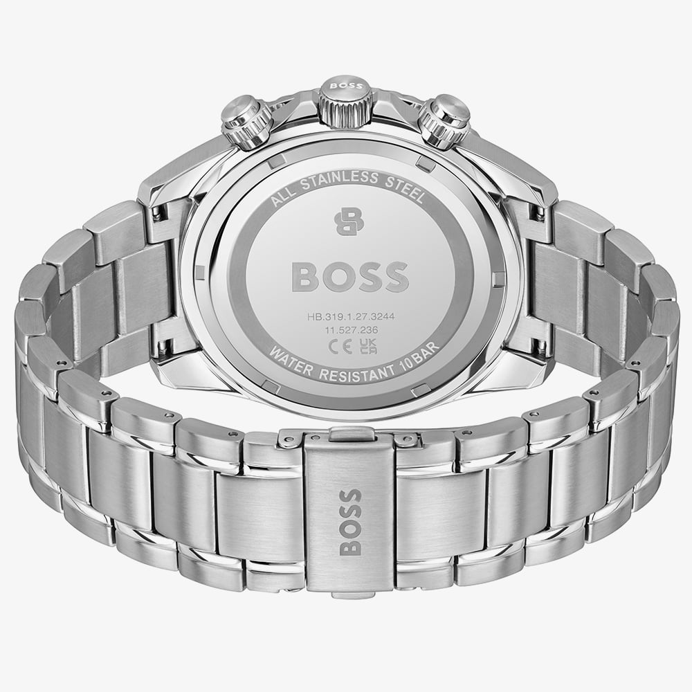 BOSS Mens Sealiner Chronograph Green Bracelet Watch 1514321