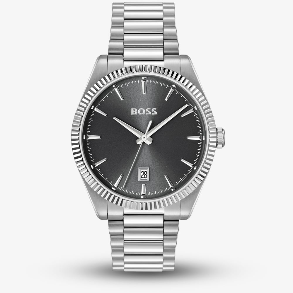 House of Watches - BOSS Mens Cheswick Grey Bracelet Watch 1514310