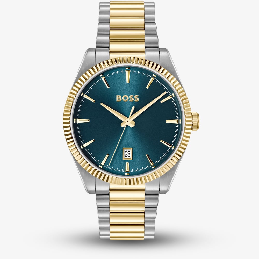 House of Watches - BOSS Mens Cheswick Two Colour Bracelet Watch 1514311