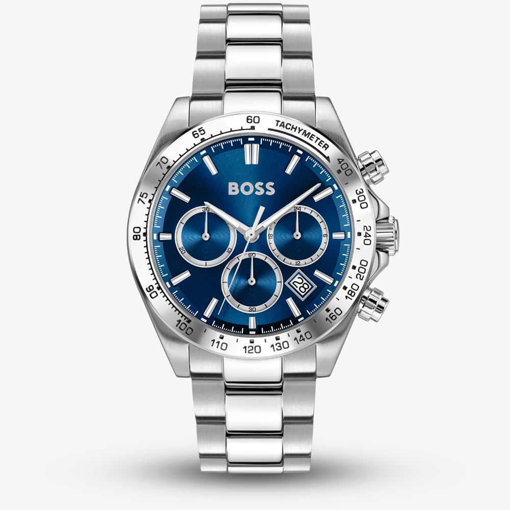 House of Watches - BOSS Mens Hero 2.0 Chronograph Blue Bracelet Watch 1514315