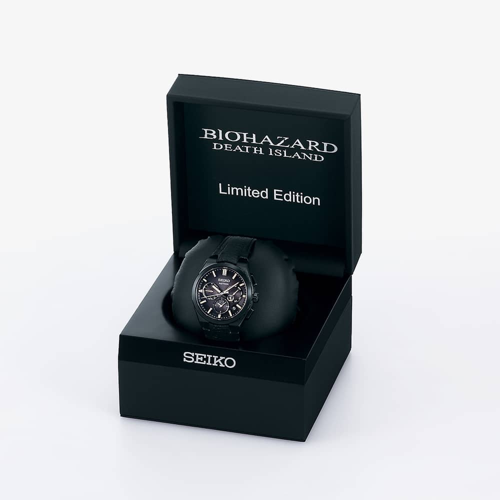 Seiko Limited Edition Astron Resident Evil Leather Strap Watch SSH131J1