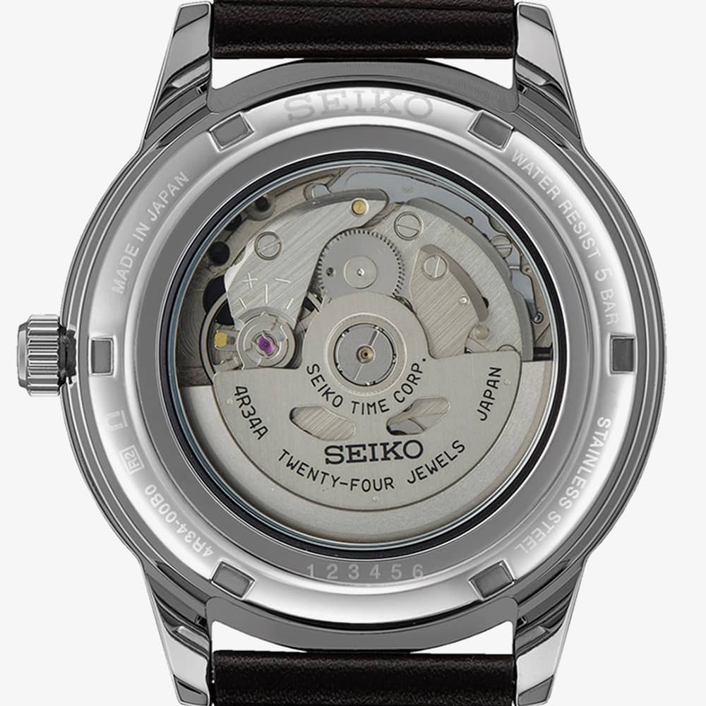 Seiko Mens Presage Fume Style 60s Road Trip GMT Watch SSK013J1