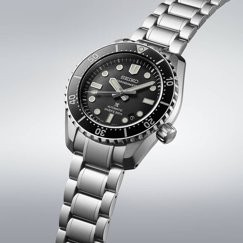 Seiko Prospex Marinemaster 1968 Heritage Black Divers Watch SLA079J1