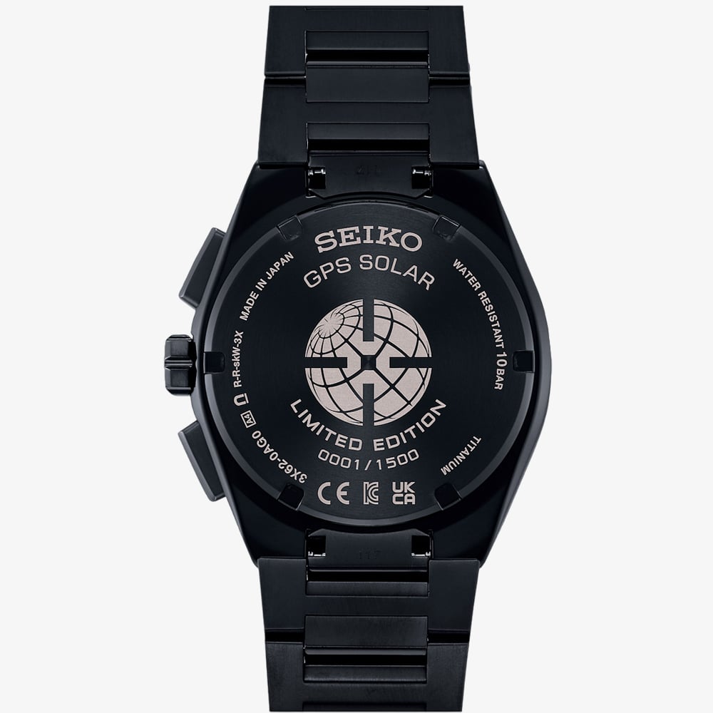 Seiko Mens Astron Limited Edition GPS Solar 3X Purple Watch SSJ029J1