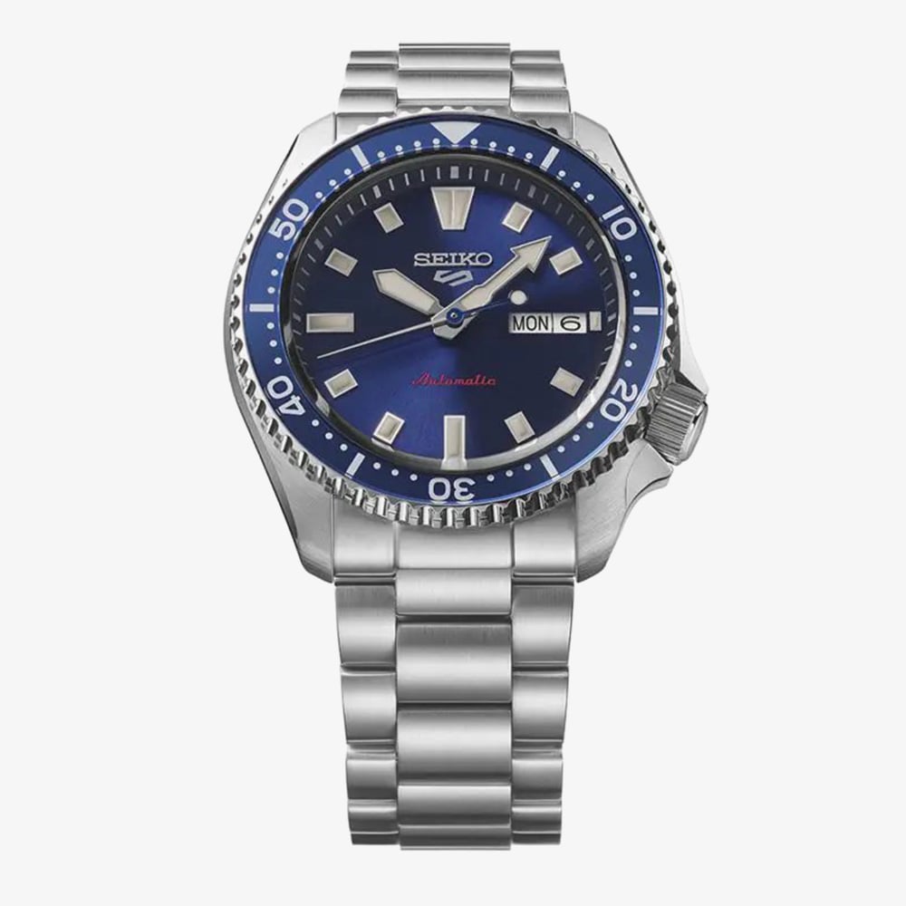 Seiko Mens 5 Sports SKX Redux Koniro Blue Watch SRPL83K1