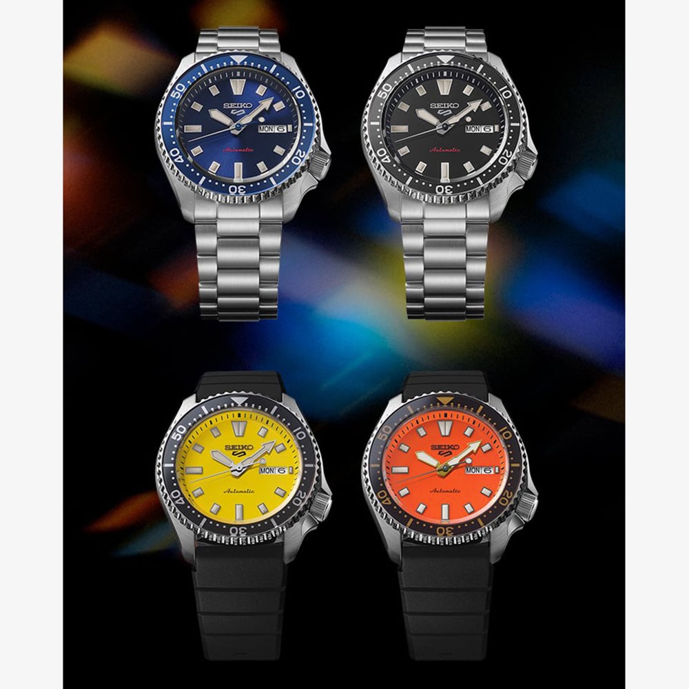 Seiko Mens 5 Sports SKX Redux Koniro Blue Watch SRPL83K1