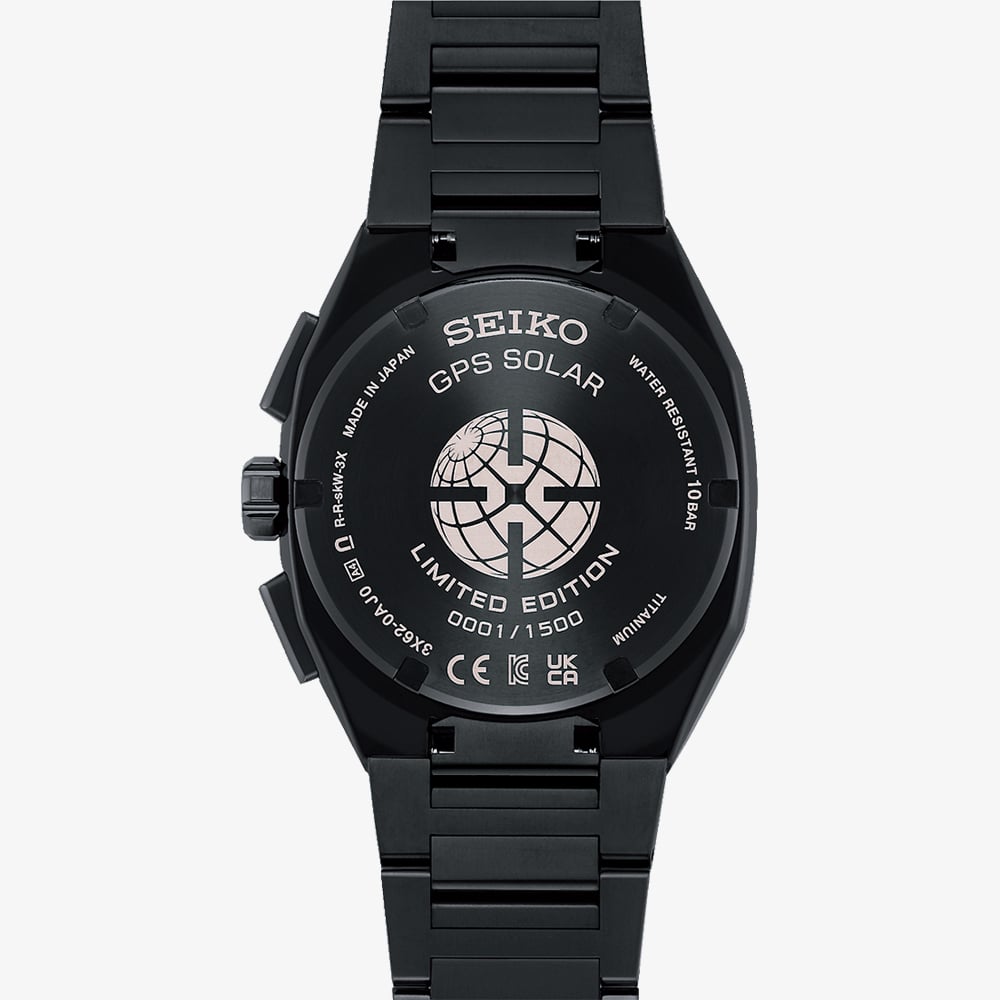 Seiko Mens Limited Edition Astron GPS Solar 'Spiral Galaxy' Titanium Bracelet Watch SSJ039J1