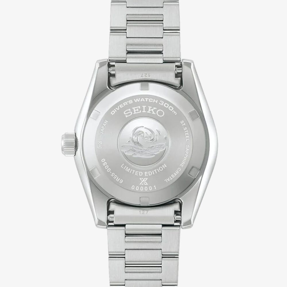 Seiko Mens Limited Edition 145th Anniversary Prospex Diver Silver Dial Watch HBC005J1