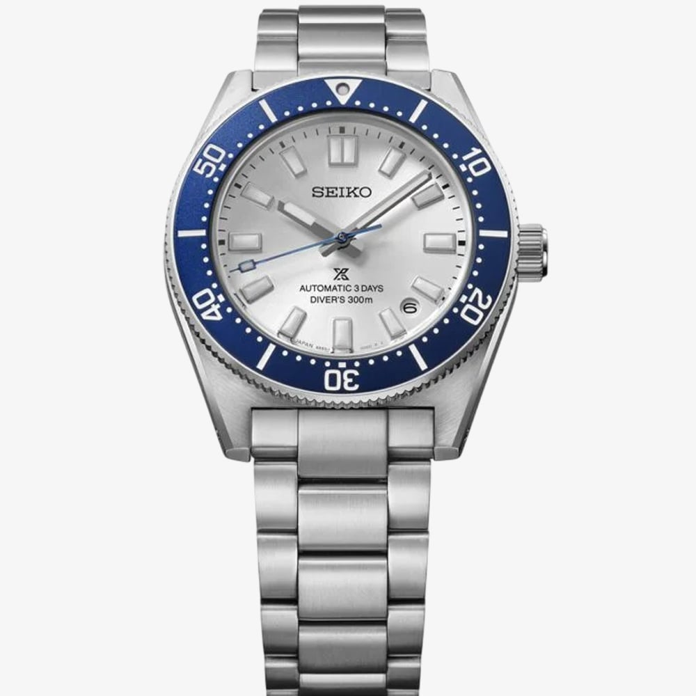 Seiko Mens Limited Edition 145th Anniversary Prospex Diver Silver Dial Watch HBC005J1