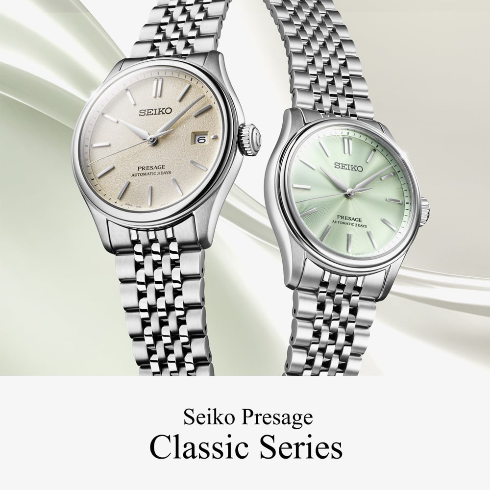 Seiko Presage Classic Series ‘Wakatake Iro’ Green Dial Bracelet Watch HCC002J1