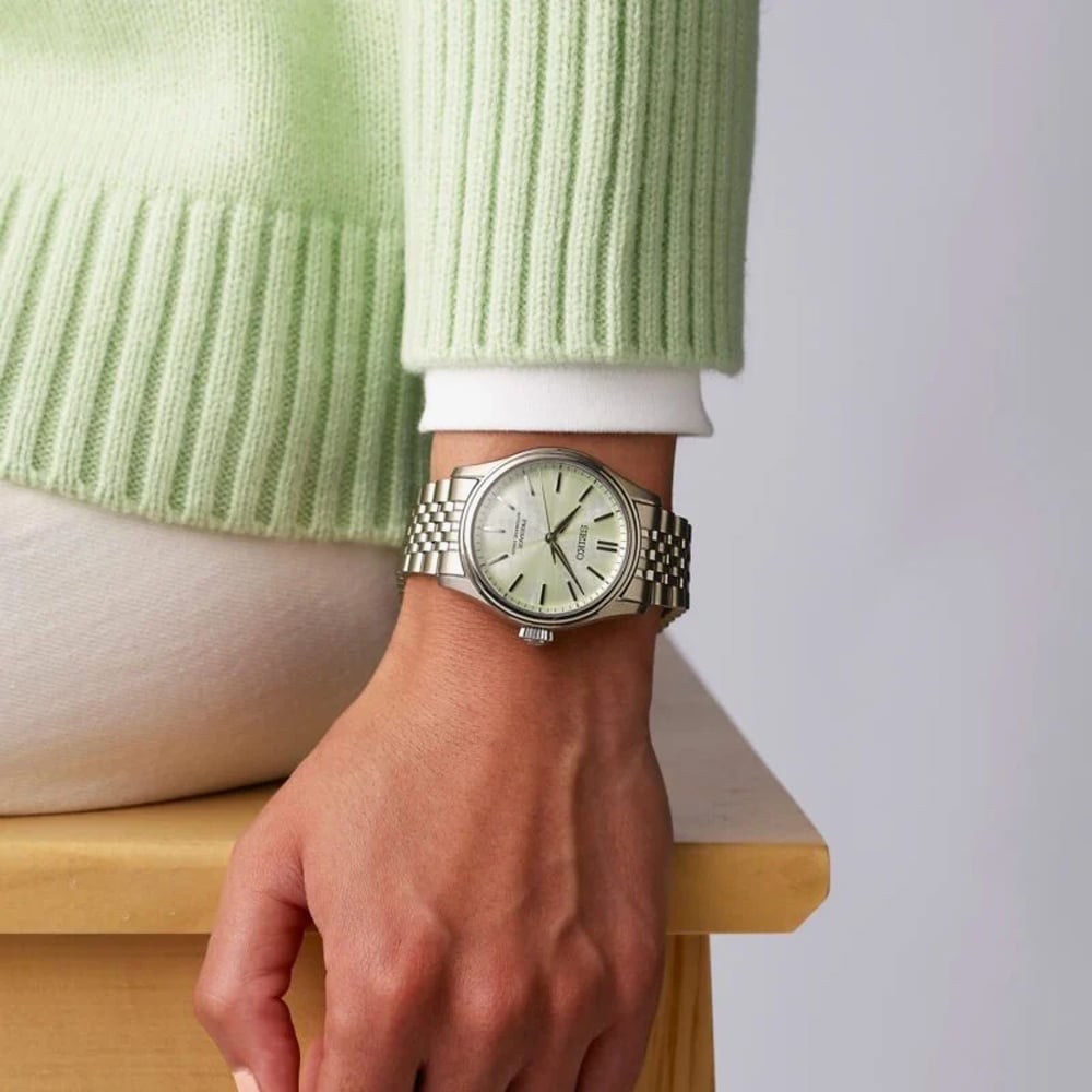 Seiko Presage Classic Series ‘Wakatake Iro’ Green Dial Bracelet Watch HCC002J1