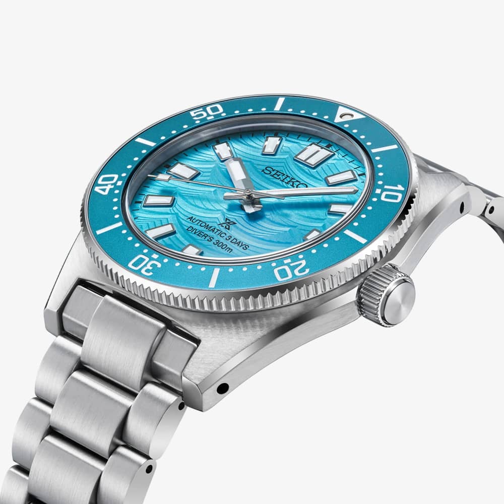 Seiko Mens Limited Edition Prospex 60th Anniversary 1965 Heritage Divers Blue Dial Bracelet Watch HBC011J1