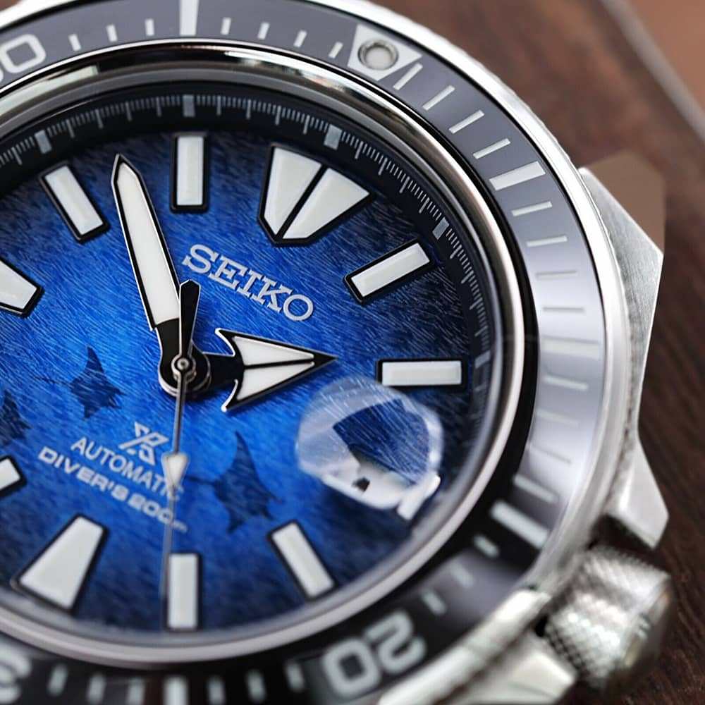 Seiko Prospex Save The Ocean King Samurai Blue Watch SRPE33K1