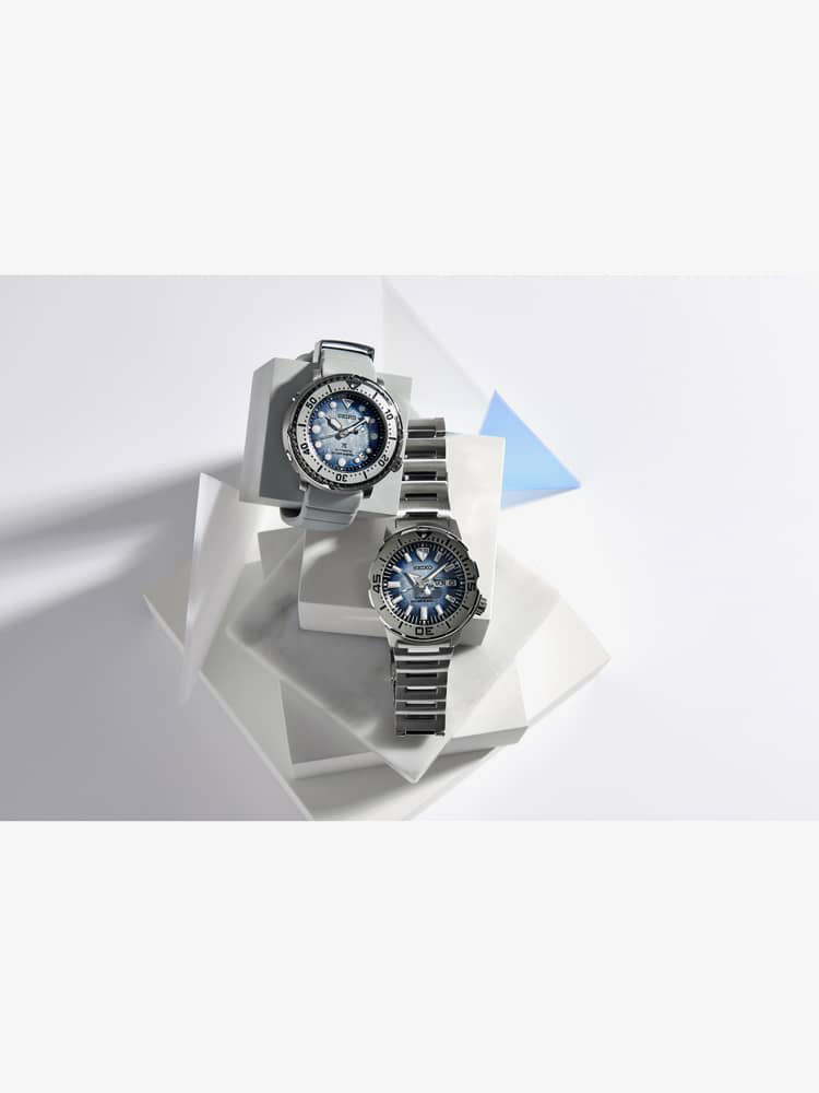 Seiko Prospex Antarctica Monster Save the Ocean Blue Watch SRPG57K1