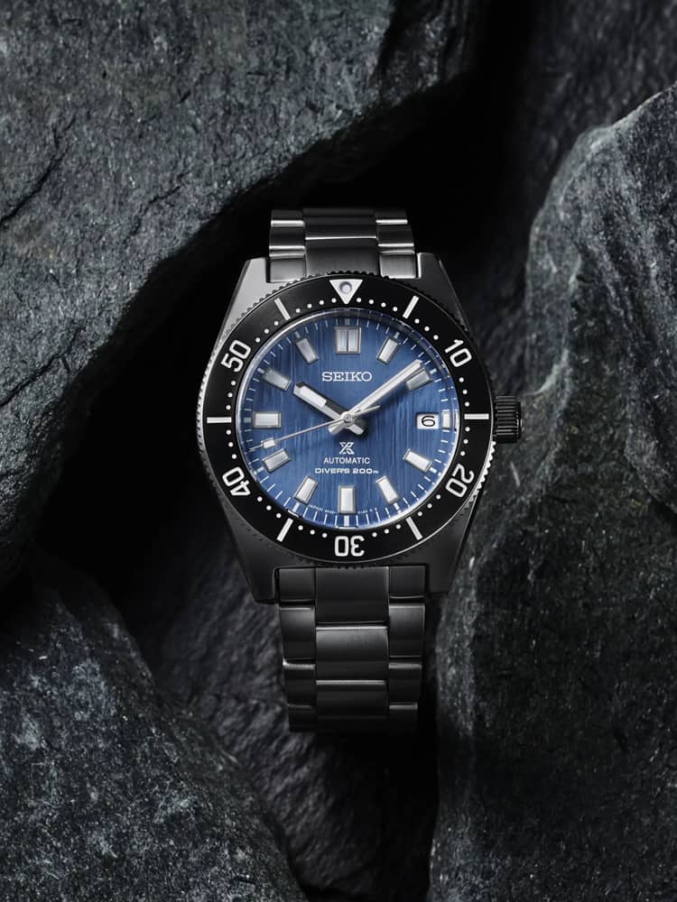 Seiko Mens Prospex Glacier ‘Save the Ocean’ 1965 Dark Blue Re-Interpretation Watch SPB297J1