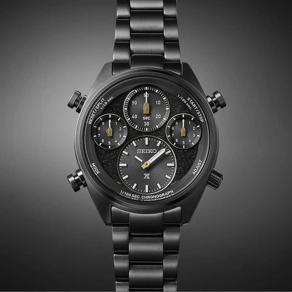 Seiko Mens Prospex One Hundredth Of A Second 2023 World Athletics Limited Edition Speedtimer Watch SFJ007P1