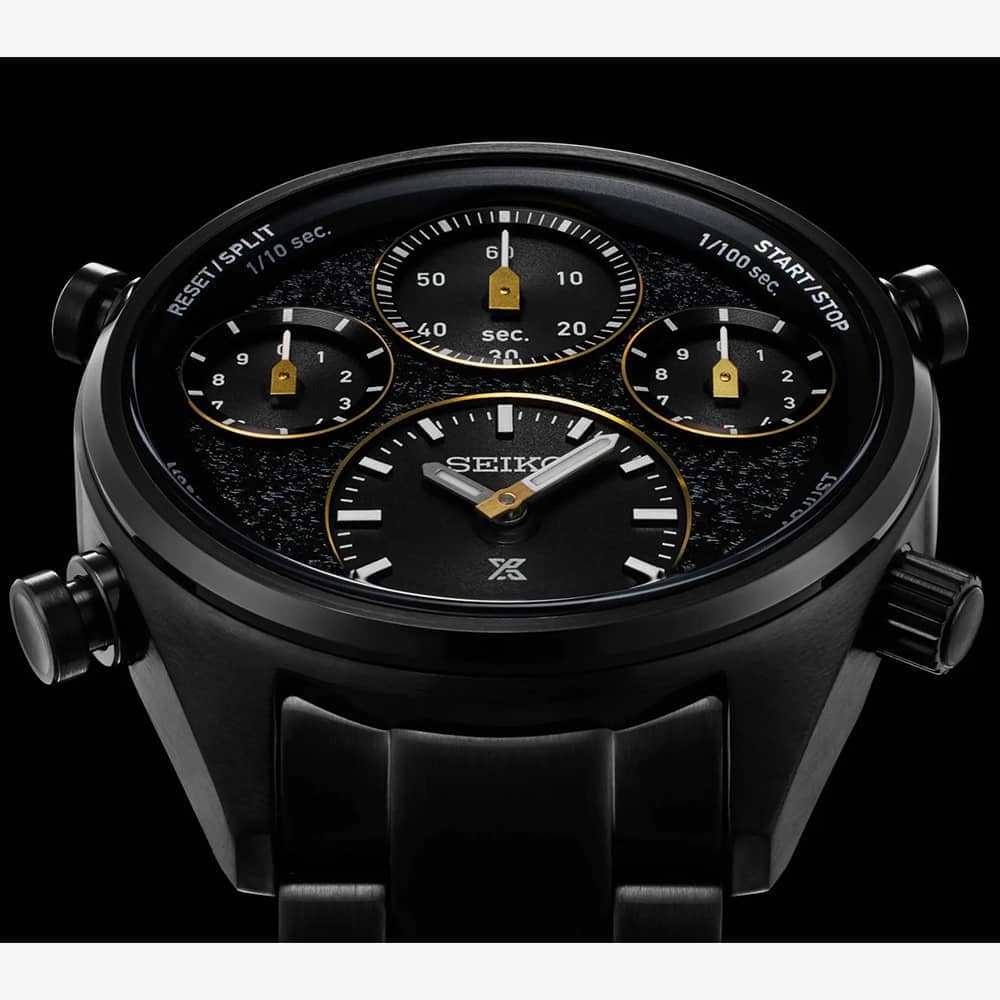Seiko Mens Prospex One Hundredth Of A Second 2023 World Athletics Limited Edition Speedtimer Watch SFJ007P1
