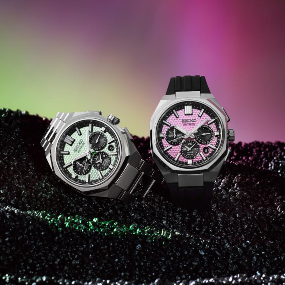 Seiko Mens Limited Edition Astron GPS Solar 2026 Pink Dial Bracelet Watch HAB006J1