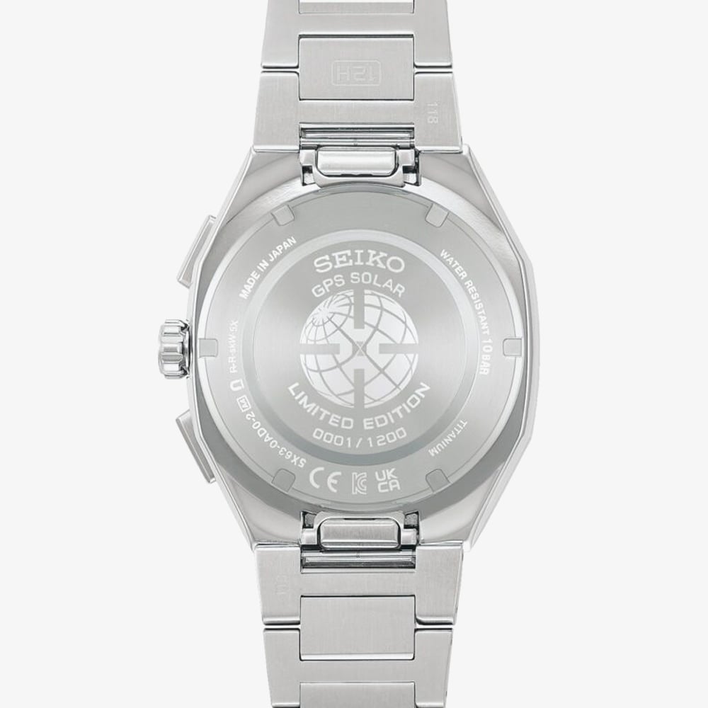 Seiko Mens Astron GPS Solar 2026 Limited Edition Crystal Green Dial Bracelet Watch HAB005J1