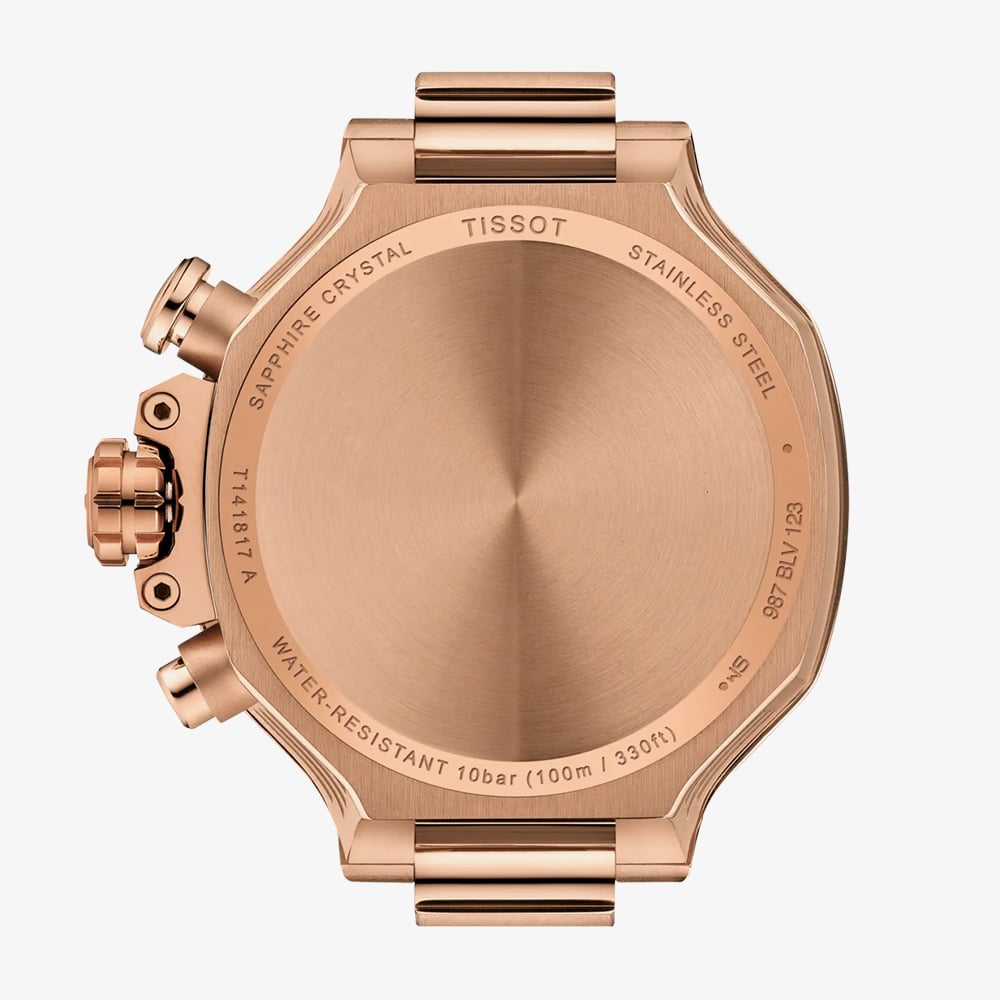 Tissot T-Race Rose Gold Plated Quartz Chronograph Watch T141.817.37.501.00