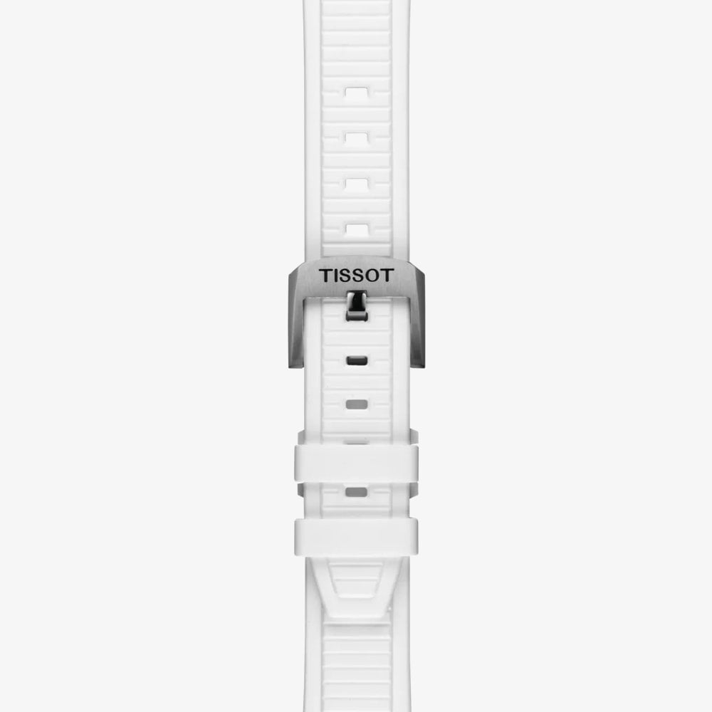 Tissot Ladies T-Race White Mother Of Pearl Dial Chronograph Watch T141.817.97.111.00
