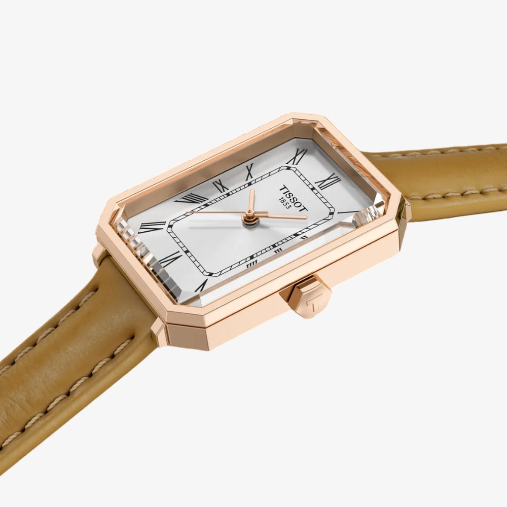 Tissot Ladies SRV Brown Leather Strap Watch T160.110.36.033.00