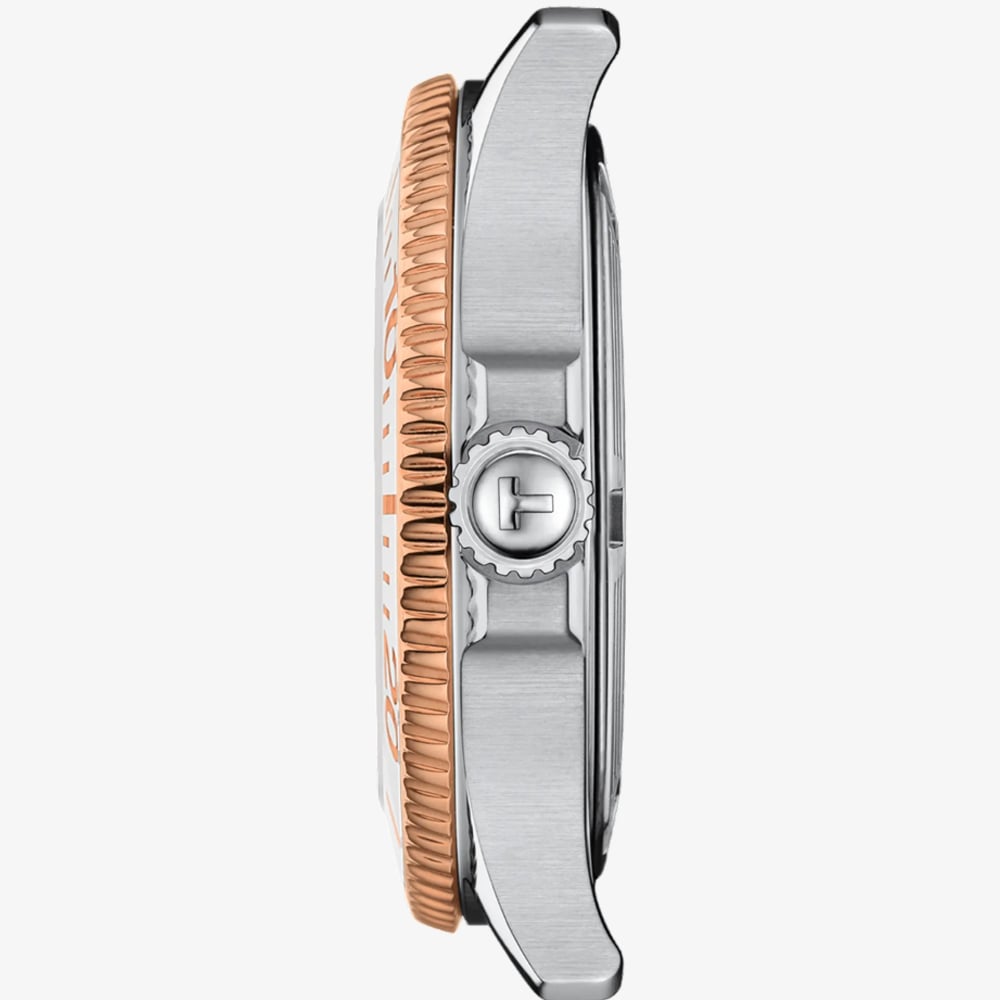 Tissot Mens Seastar 1000 Two-Tone Mother Of Pearl Dial Watch T120.210.22.111.00