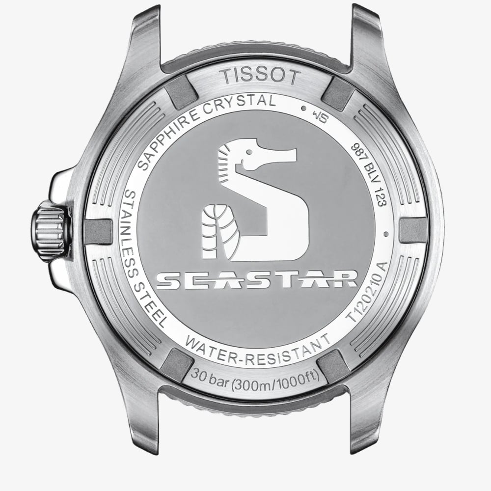 Tissot Mens Seastar 1000 Two-Tone Mother Of Pearl Dial Watch T120.210.22.111.00