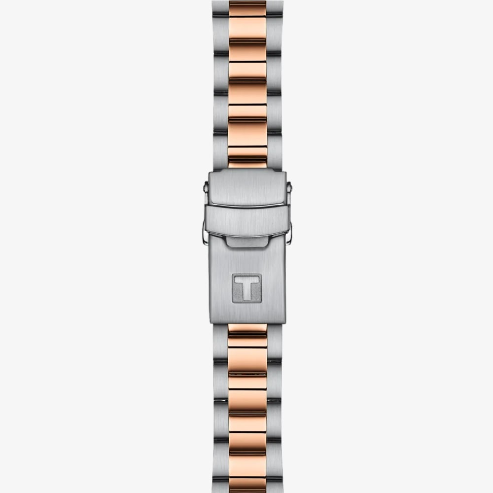 Tissot Mens Seastar 1000 Two-Tone Mother Of Pearl Dial Watch T120.210.22.111.00