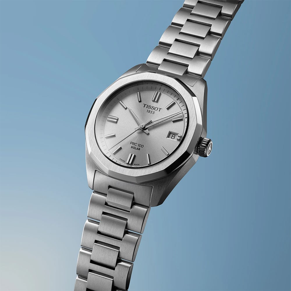Tissot Ladies PRC100 Stainless Steel Silver Dial Watch T151.822.11.031.00