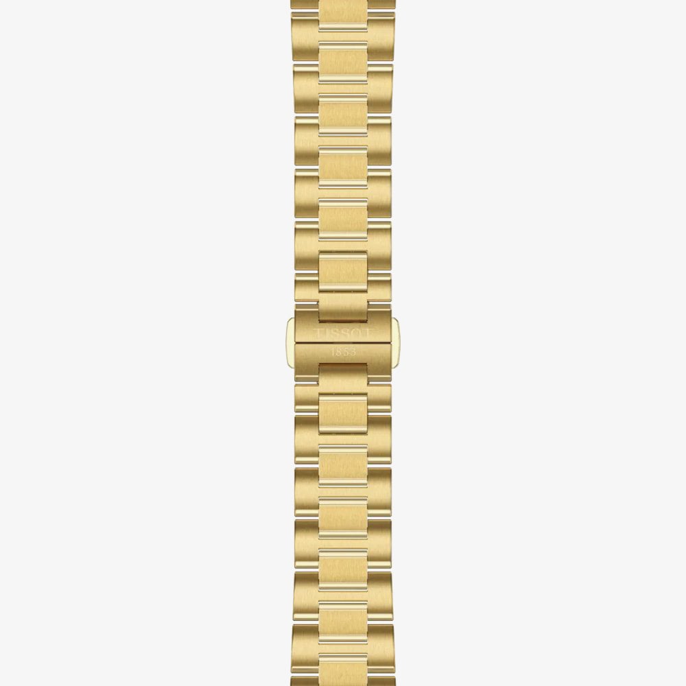 Tissot Ladies PRC 100 Gold Champagne Dial Date Watch T151.822.33.021.00