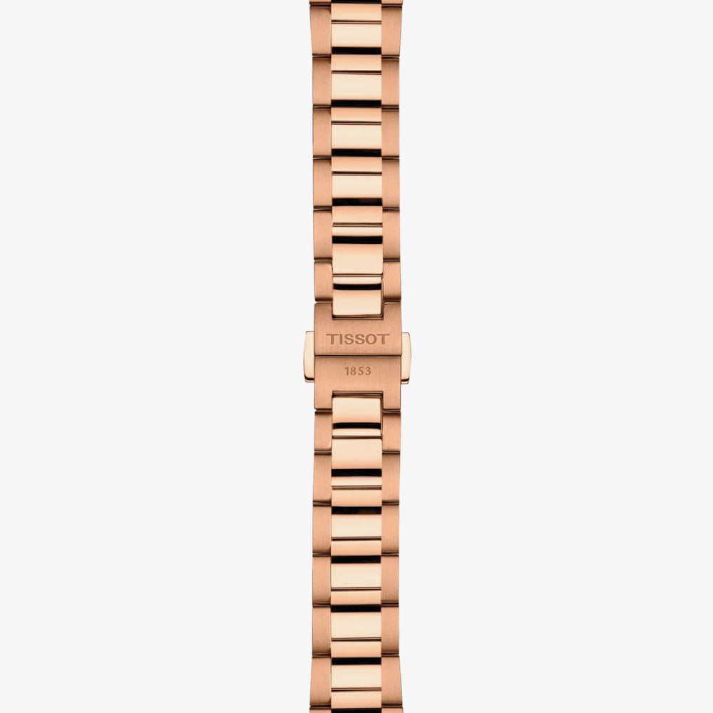Tissot Ladies PR 100 Rose Gold Brown Dial Date Watch T150.210.33.291.00
