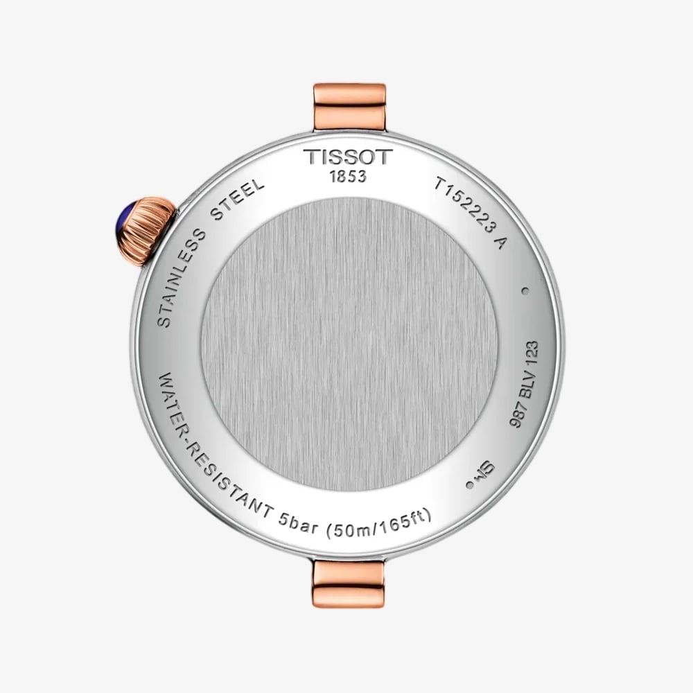 Tissot Ladies Desir Silver Moonphase Dial Two Tone Stainless Steel Bracelet Watch T152.223.22.036.00